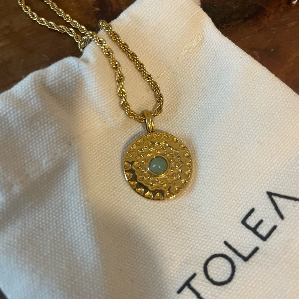 Inca Sun Necklace - Gold - Picture 2 of 3